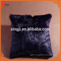 chinese rabbit Chinchilla rabbit fur pillow for sofa